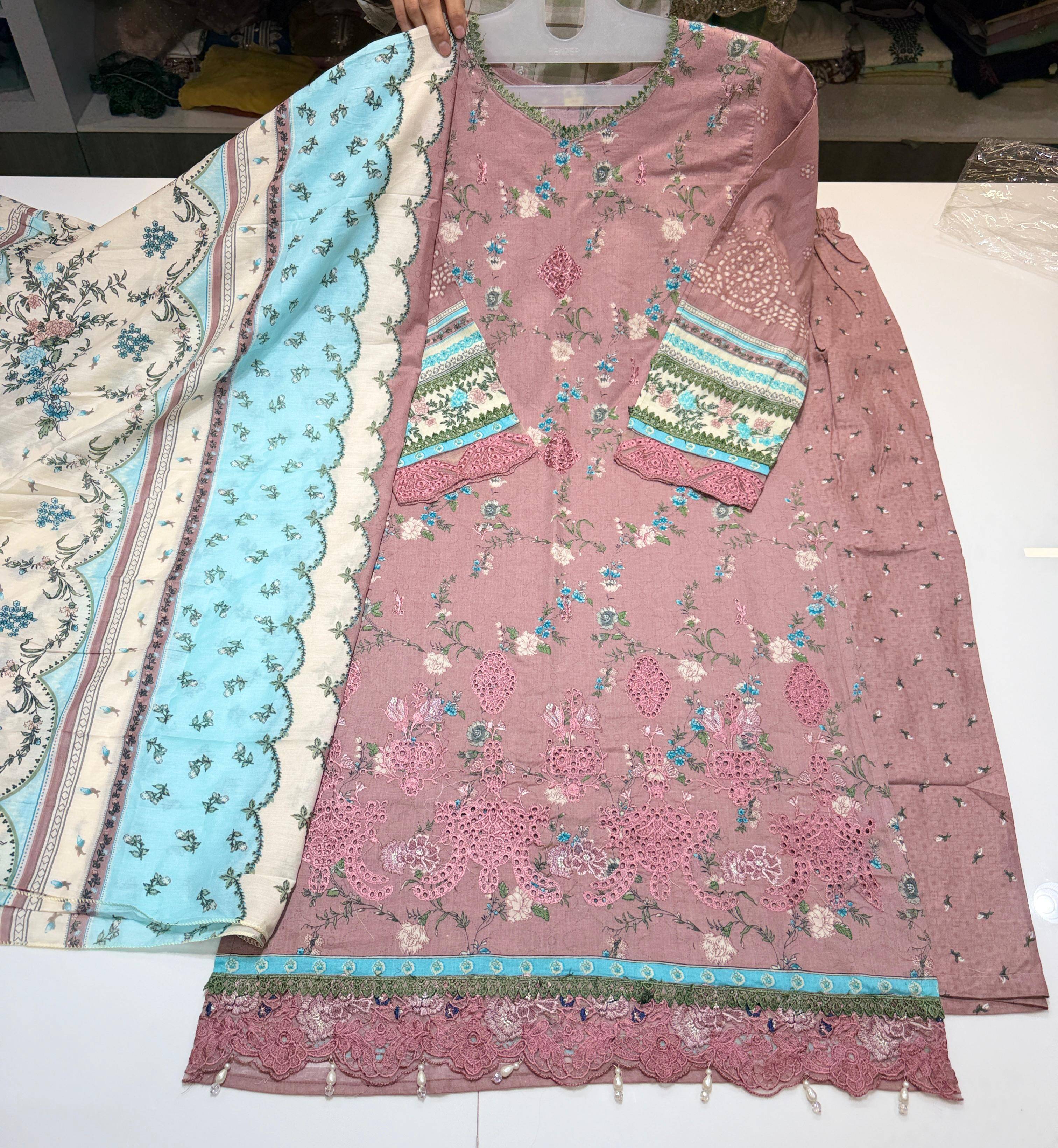 ELAF CHIKANKARI By DEEPSY SUITS Beautiful Pakistani Suits Colorful Stylish Fancy Ethnic Wear Cotton Dresses At Wholesale